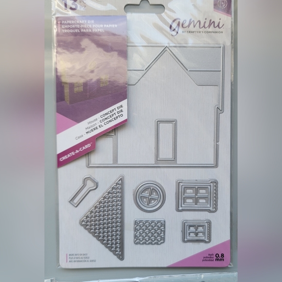 Lot of  Gemini by Crafter's Companion Stamp & Dies,  and Sheena clear acrylic st - Picture 3 of 12